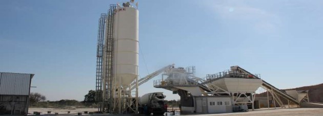 Instalações CFRL de Produção de Betão - Santa Clara, Cunene